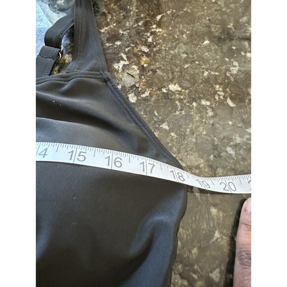 Women's Black Stretch  Lace Tankini Padded  Full Coverage 3XL Beach Swim Cover - Picture 7 of 8